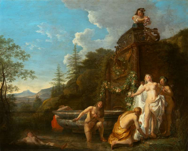 Nicolaus Knüpfer - Diana Getting out of Bath