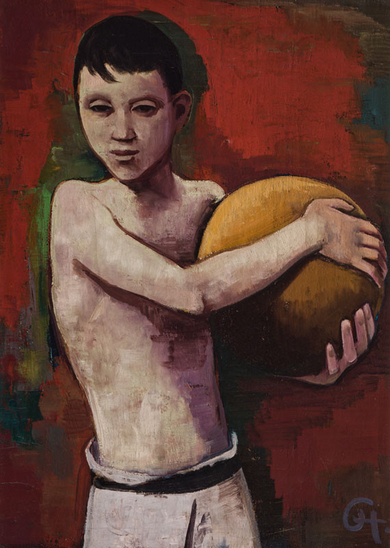 Karl Hofer - Chlapec s míčem