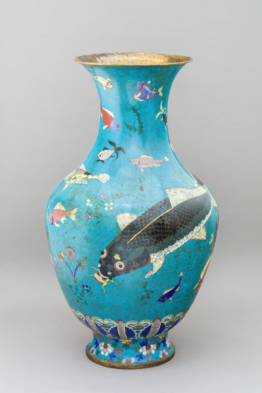 Anonym - Palácová váza s rybami