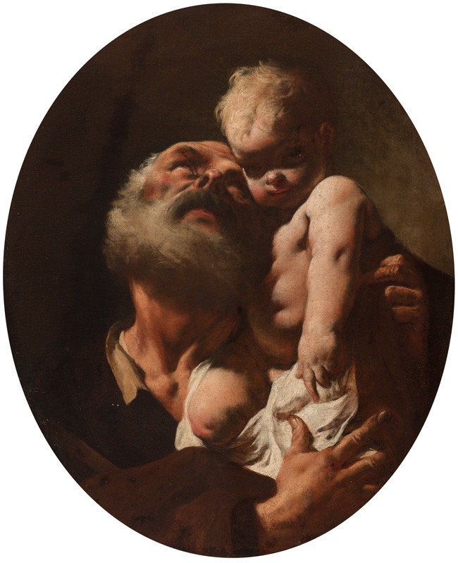 Giambattista Piazzetta - St. Joseph with the Child