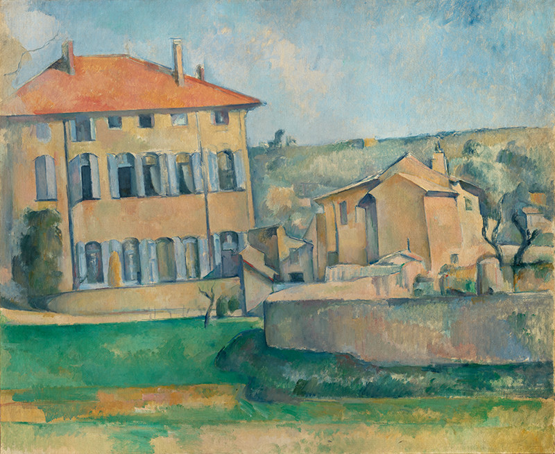 Paul Cézanne - Dům v Aix-en-Provence (Jas de Bouffan)