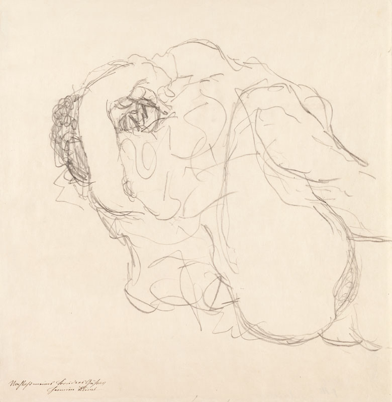 Gustav Klimt - First study for Danaë