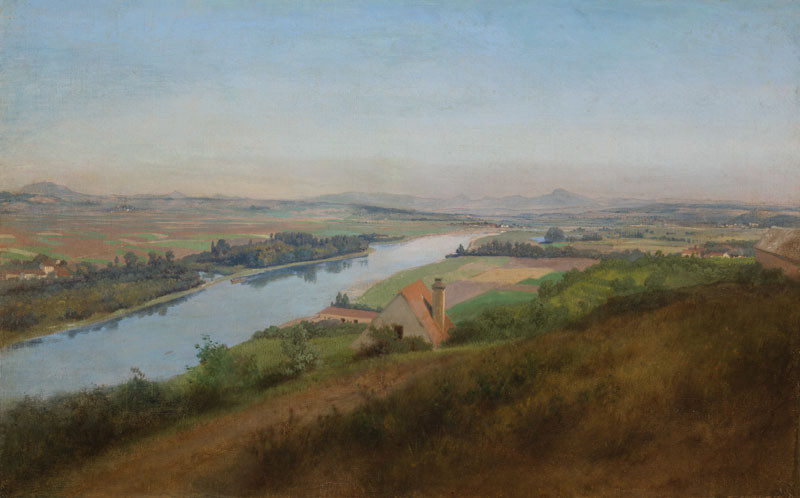 Josef Mánes - The Říp Landscape