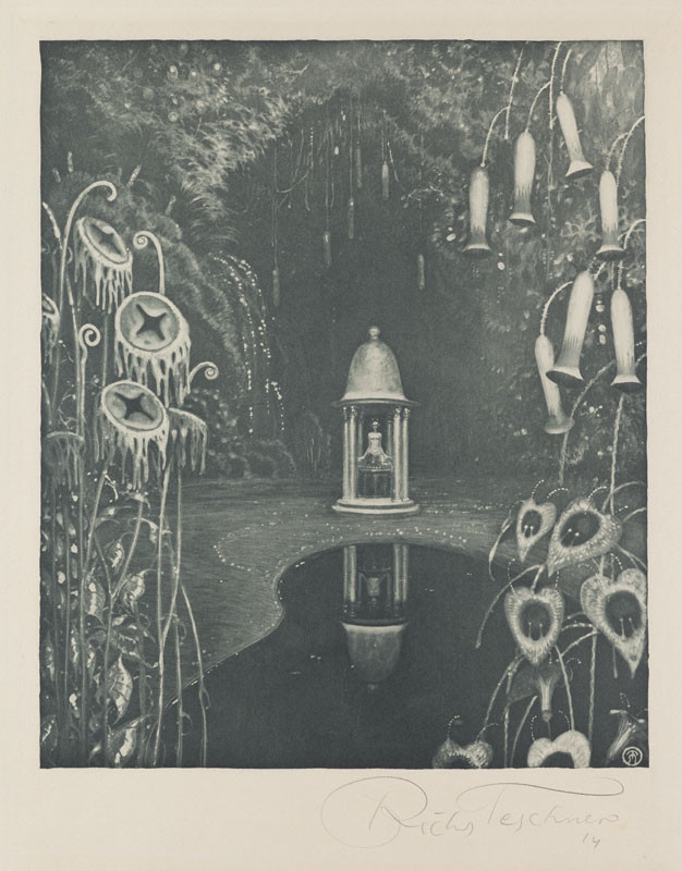 Richard Teschner - Contra C., from the Album of Eight Original Etchings