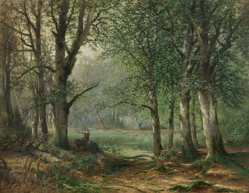 Julius Mařák - Beech Forest
