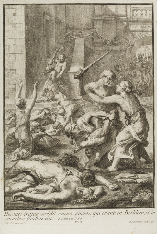 Francesco Polanzani - engraver, Jacquese Stella - inventor - The Massacre of the Innocents