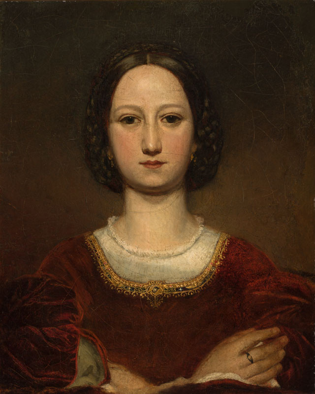 Karel Purkyně - Portrait of the Artist’s Wife
