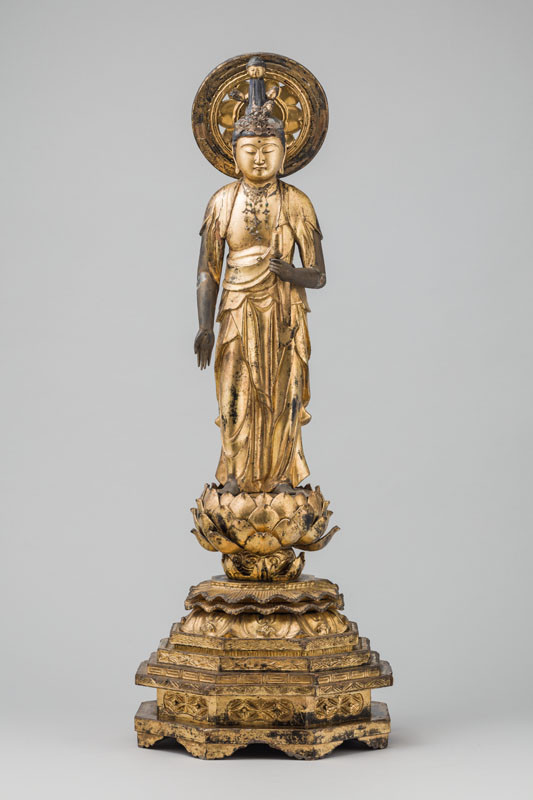 Anonymous artist - Eleven-headed Goddess of Mercy Kannon with a circular halo