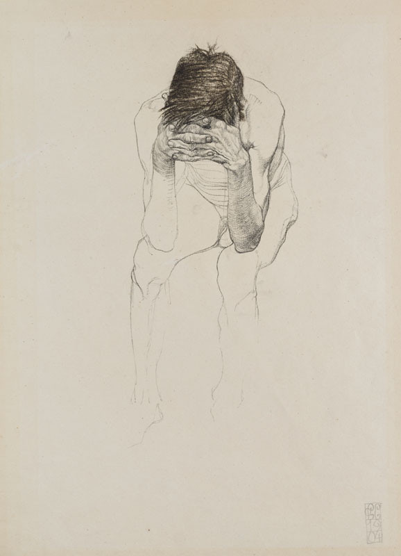 Carl Otto Czeschka - Study of a nude