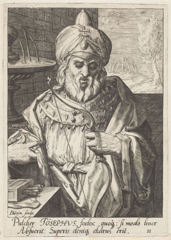 Jacques de Gheyn II. - engraver, Karel van Mander - designer, Jan Pitten - publisher - Josef of Egypt, from the cycle Twelve Sons of Jacob