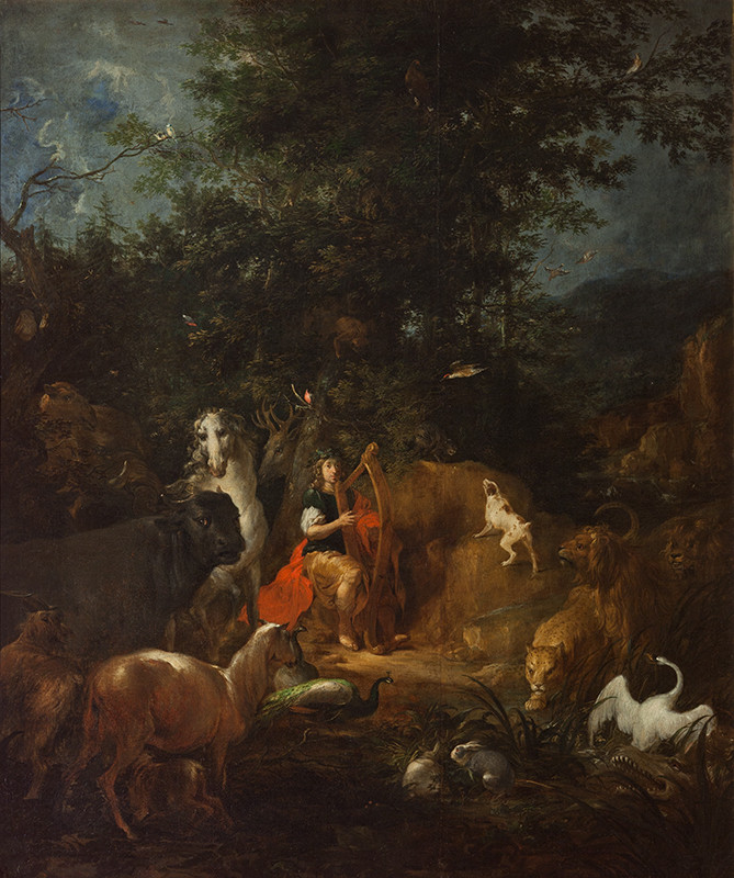Wenzel Lorenz Reiner - Orpheus with Animals in a Landscape