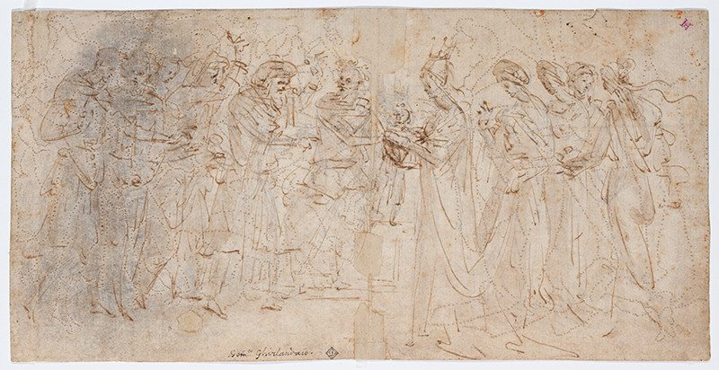 Filippino Lippi - Figurální kompozice (recto)