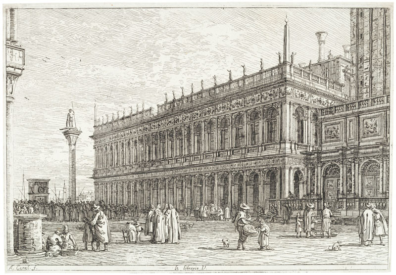 Antonio Canaletto - inventor - Biblioteca Marciana