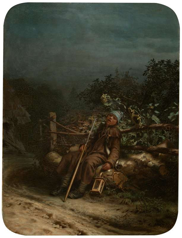 Quido Mánes - A Sleeping Watchman (Young Watchman)