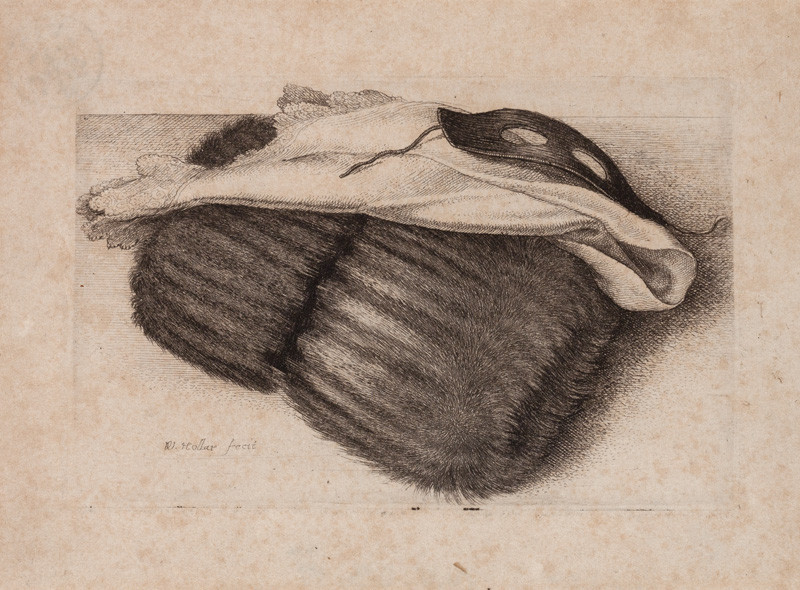 Václav Hollar - engraver - Still Life with Muffs, a Scarf and Mask