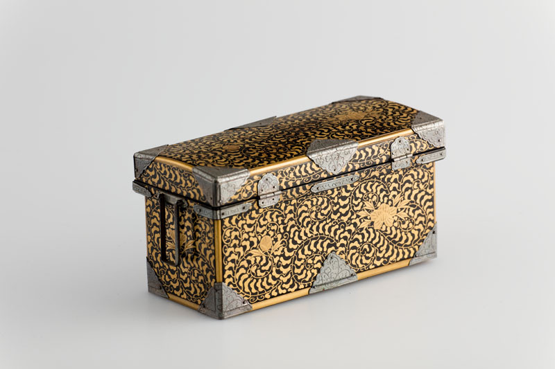 Anonymous artist - Model of chest decorated with lotus tendril motif