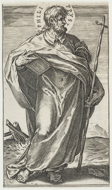 Agostino Carracci - engraver - St Philip