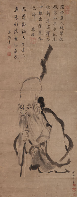 Kanō Tan’yū - Jurōjin, God of Fortune and Longevity