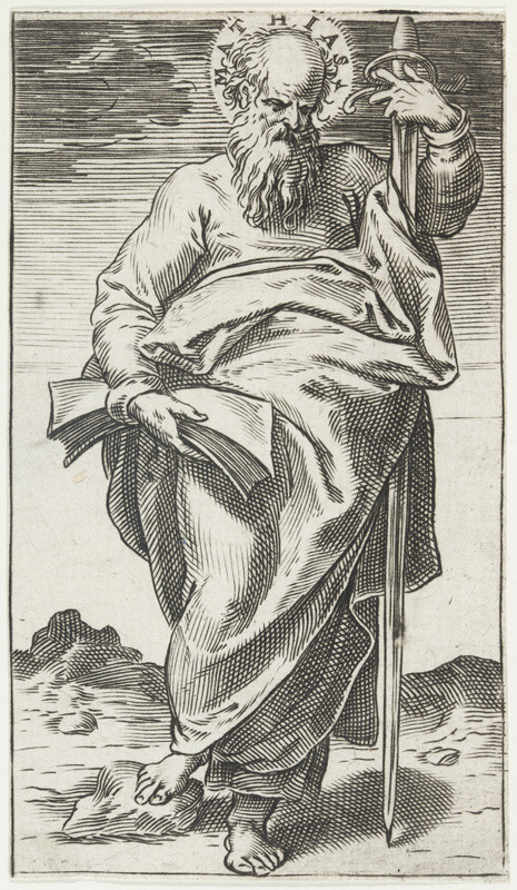 Agostino Carracci - engraver - St Matthew