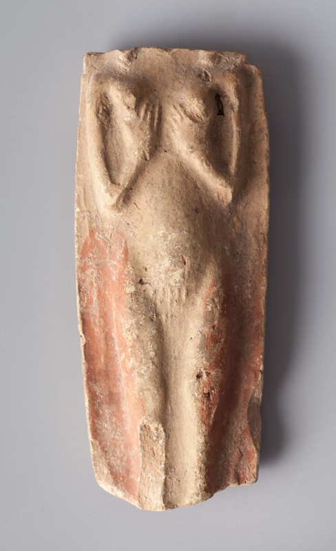 Anonymous (Syria) - Woman Holding Her Breasts, plaque fragment